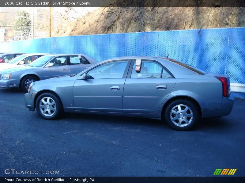Silver Smoke / Ebony 2006 Cadillac CTS Sedan
