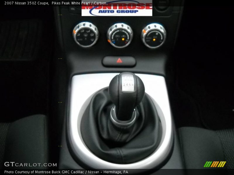 Pikes Peak White Pearl / Carbon 2007 Nissan 350Z Coupe