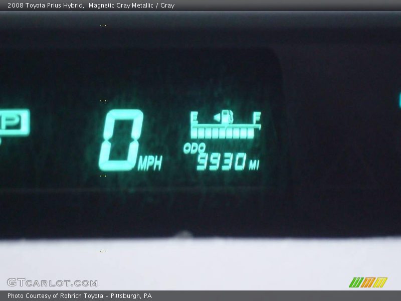 Magnetic Gray Metallic / Gray 2008 Toyota Prius Hybrid