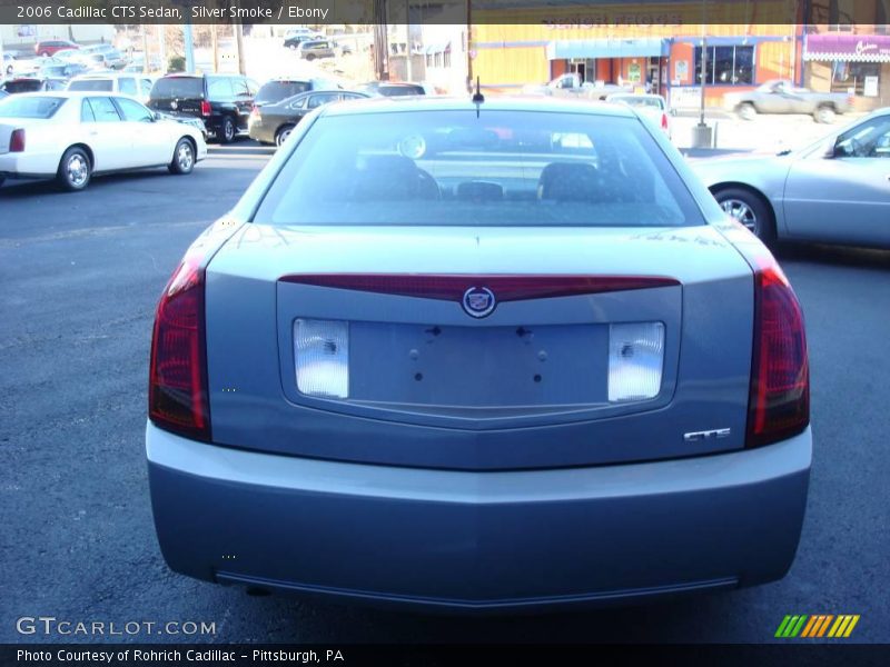 Silver Smoke / Ebony 2006 Cadillac CTS Sedan