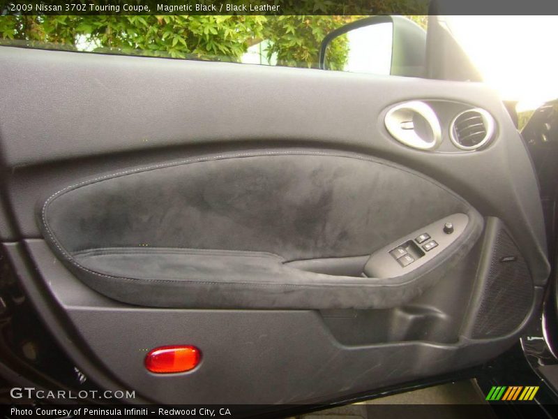 Magnetic Black / Black Leather 2009 Nissan 370Z Touring Coupe