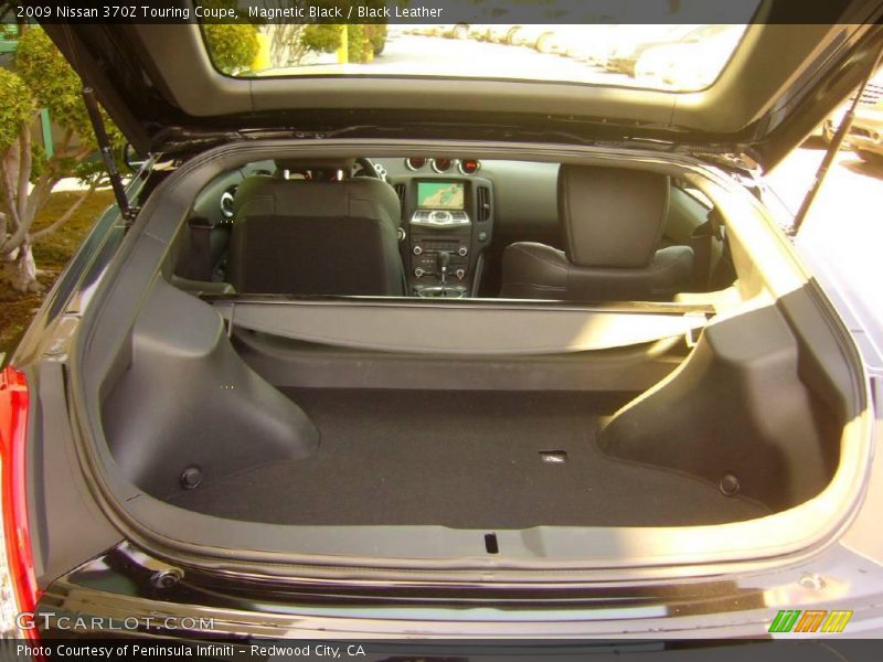 Magnetic Black / Black Leather 2009 Nissan 370Z Touring Coupe
