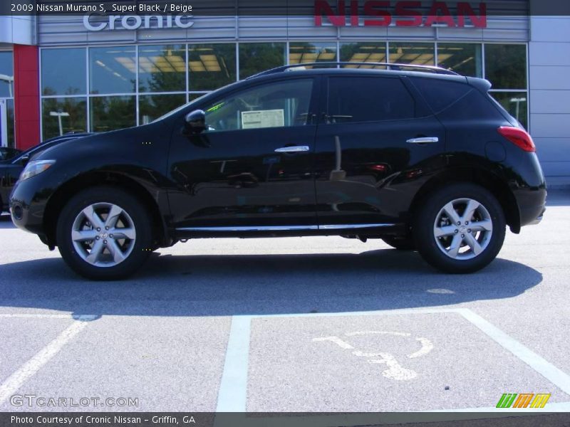 Super Black / Beige 2009 Nissan Murano S
