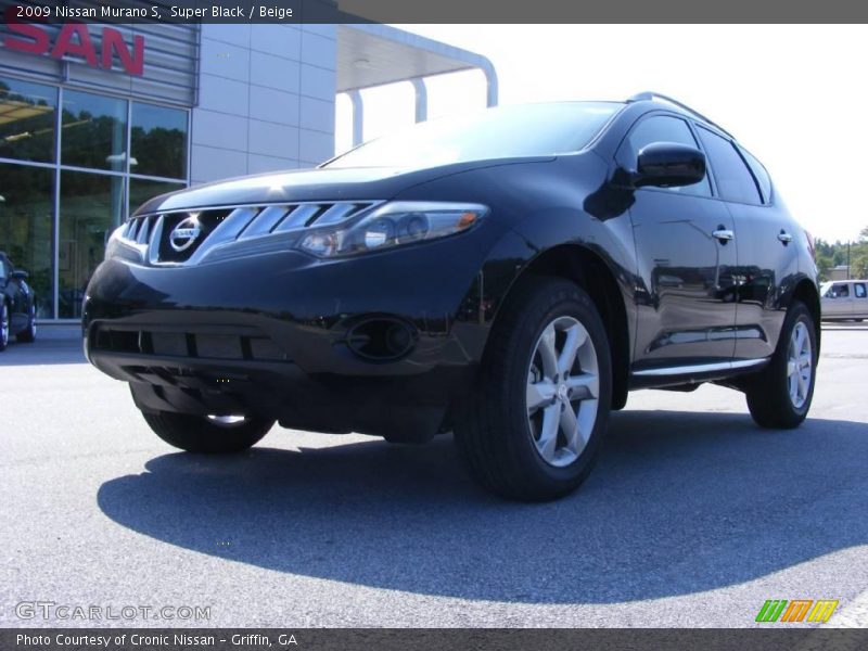 Super Black / Beige 2009 Nissan Murano S