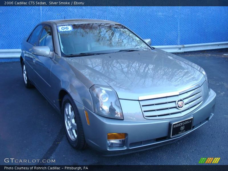 Silver Smoke / Ebony 2006 Cadillac CTS Sedan
