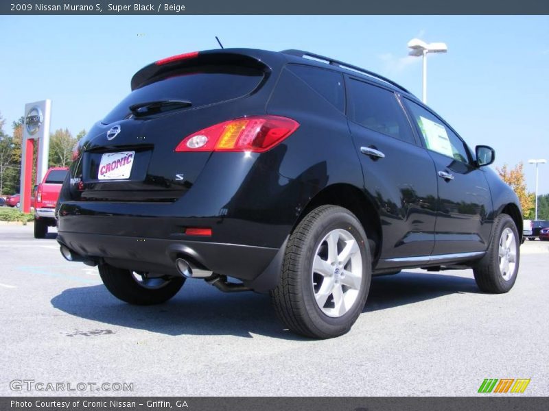 Super Black / Beige 2009 Nissan Murano S
