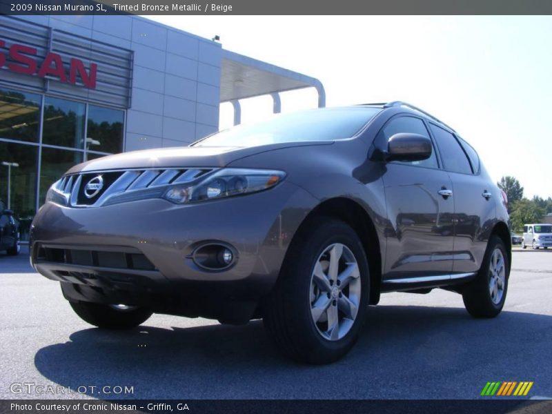 Tinted Bronze Metallic / Beige 2009 Nissan Murano SL