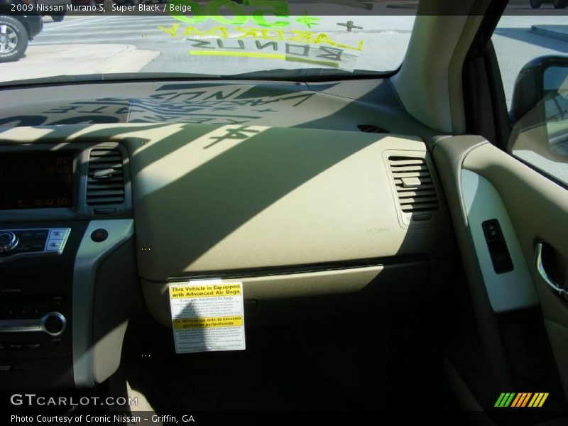 Super Black / Beige 2009 Nissan Murano S