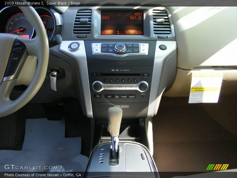 Super Black / Beige 2009 Nissan Murano S