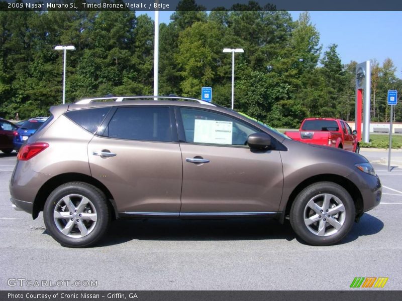 Tinted Bronze Metallic / Beige 2009 Nissan Murano SL