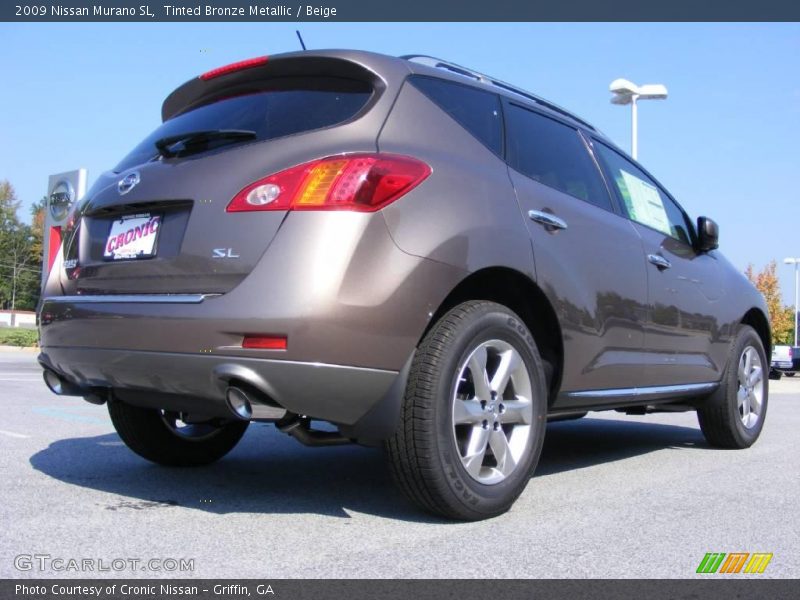 Tinted Bronze Metallic / Beige 2009 Nissan Murano SL