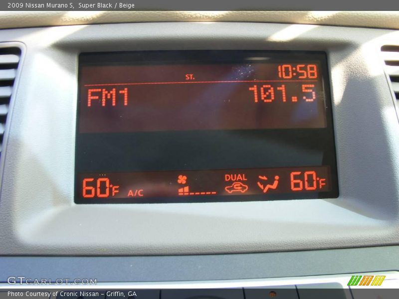 Super Black / Beige 2009 Nissan Murano S