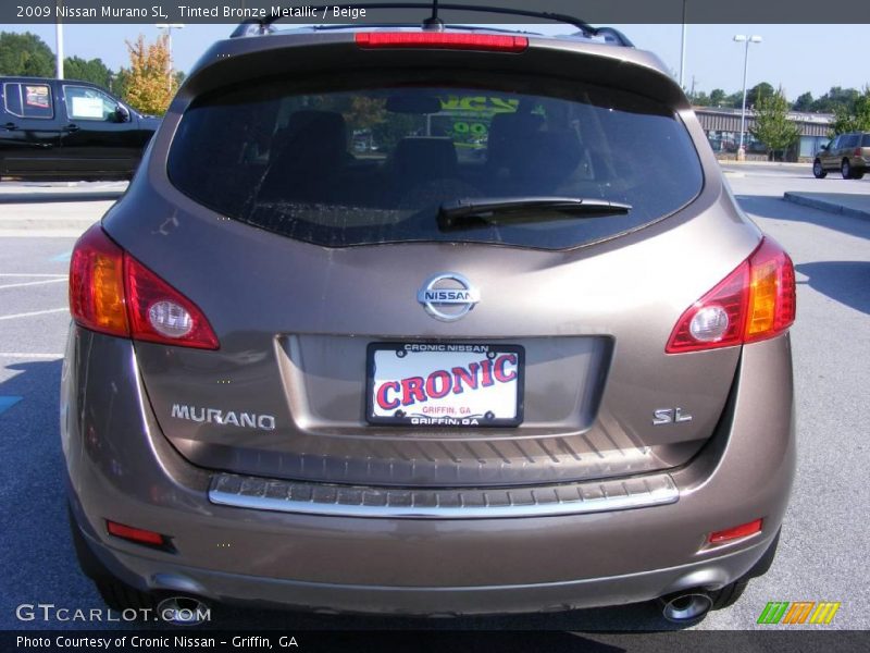 Tinted Bronze Metallic / Beige 2009 Nissan Murano SL