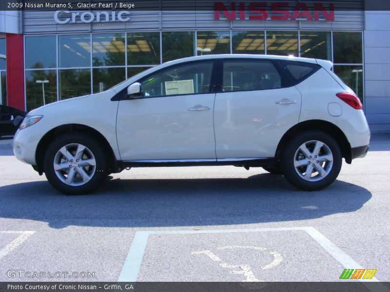 Glacier Pearl / Beige 2009 Nissan Murano S