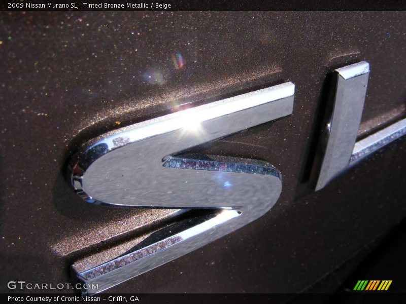 Tinted Bronze Metallic / Beige 2009 Nissan Murano SL