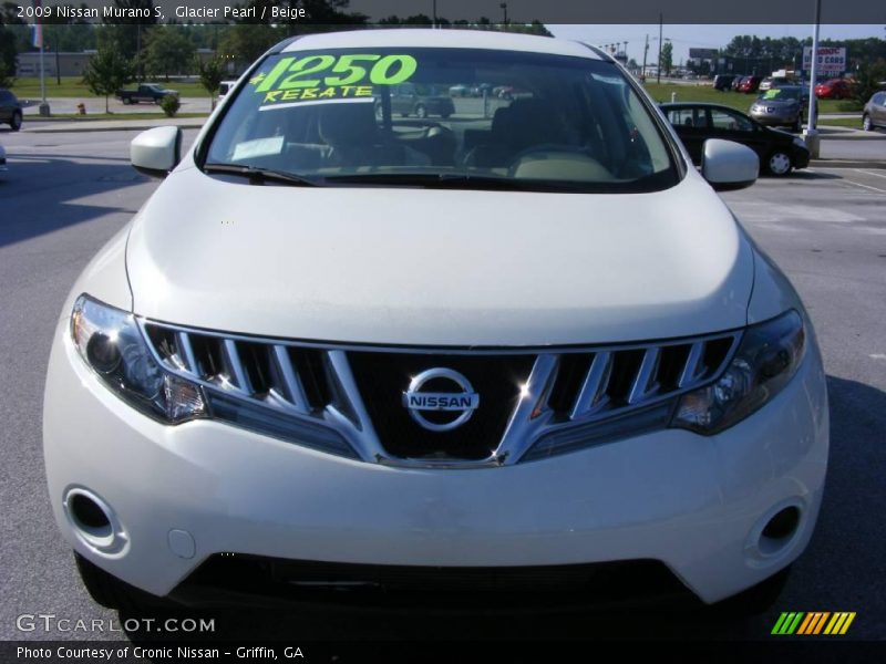 Glacier Pearl / Beige 2009 Nissan Murano S