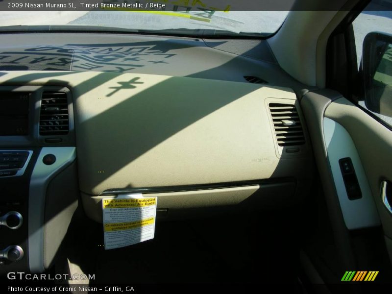 Tinted Bronze Metallic / Beige 2009 Nissan Murano SL