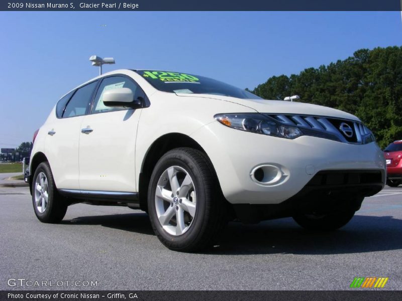 Glacier Pearl / Beige 2009 Nissan Murano S
