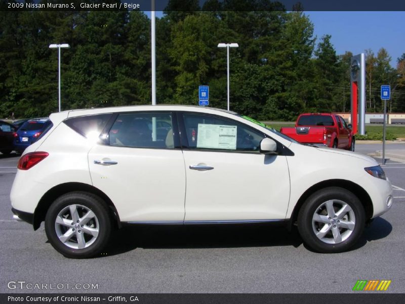 Glacier Pearl / Beige 2009 Nissan Murano S