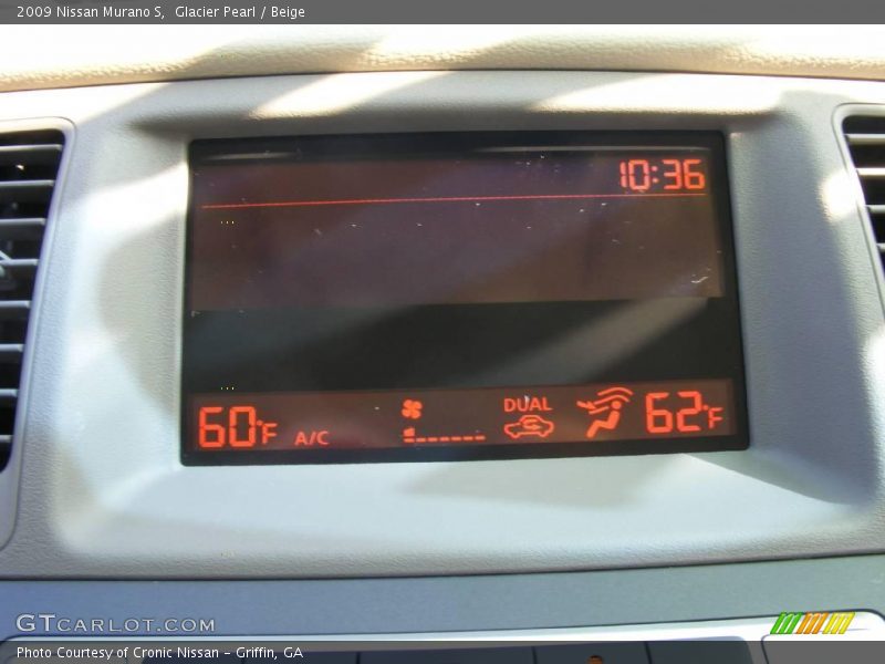 Glacier Pearl / Beige 2009 Nissan Murano S