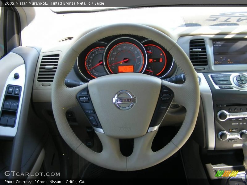 Tinted Bronze Metallic / Beige 2009 Nissan Murano SL