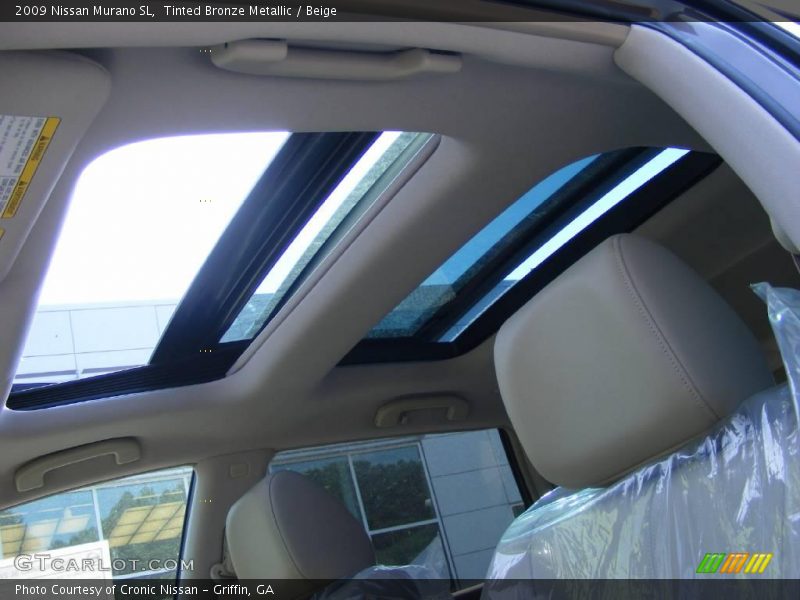 Tinted Bronze Metallic / Beige 2009 Nissan Murano SL
