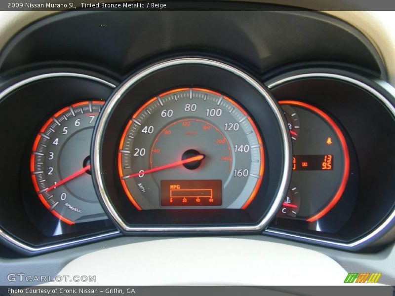 Tinted Bronze Metallic / Beige 2009 Nissan Murano SL