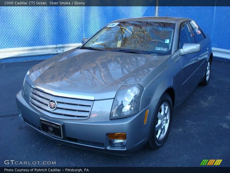 Silver Smoke / Ebony 2006 Cadillac CTS Sedan