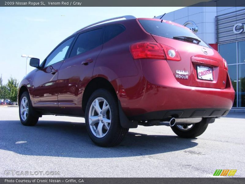 Venom Red / Gray 2009 Nissan Rogue SL