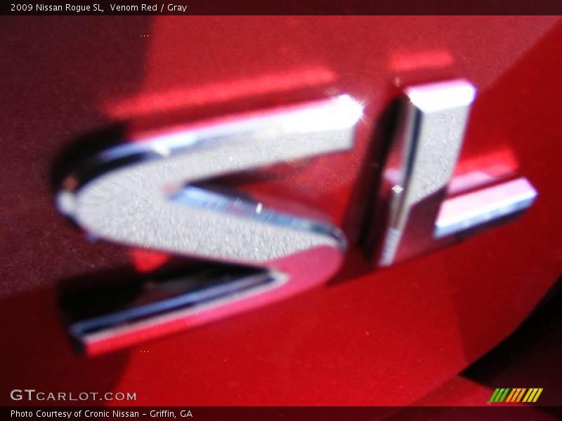 Venom Red / Gray 2009 Nissan Rogue SL