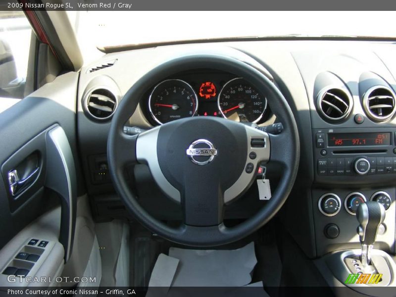 Venom Red / Gray 2009 Nissan Rogue SL