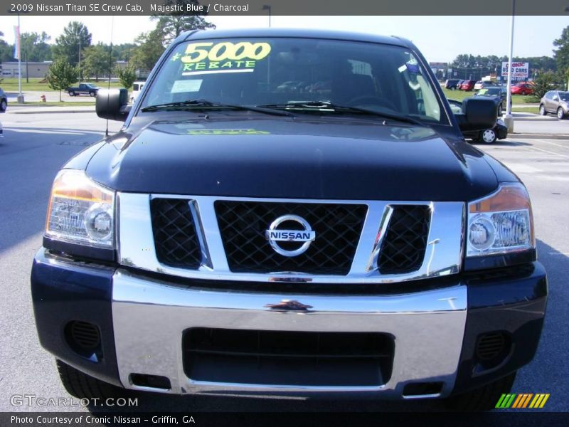 Majestic Blue / Charcoal 2009 Nissan Titan SE Crew Cab