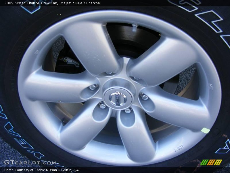 Majestic Blue / Charcoal 2009 Nissan Titan SE Crew Cab