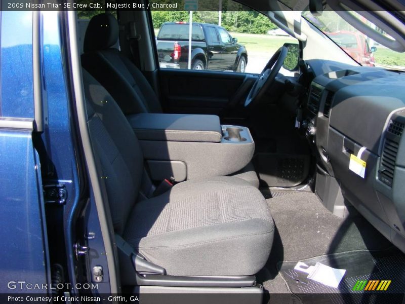 Majestic Blue / Charcoal 2009 Nissan Titan SE Crew Cab