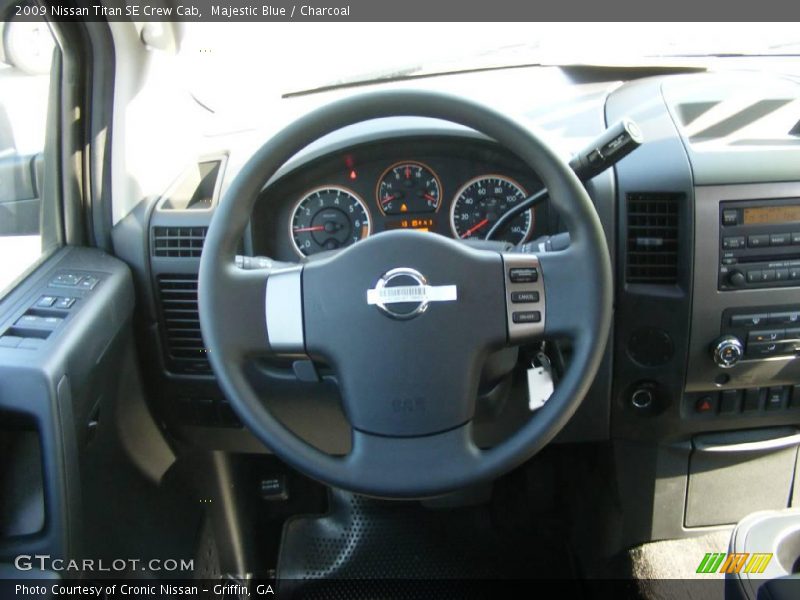 Majestic Blue / Charcoal 2009 Nissan Titan SE Crew Cab