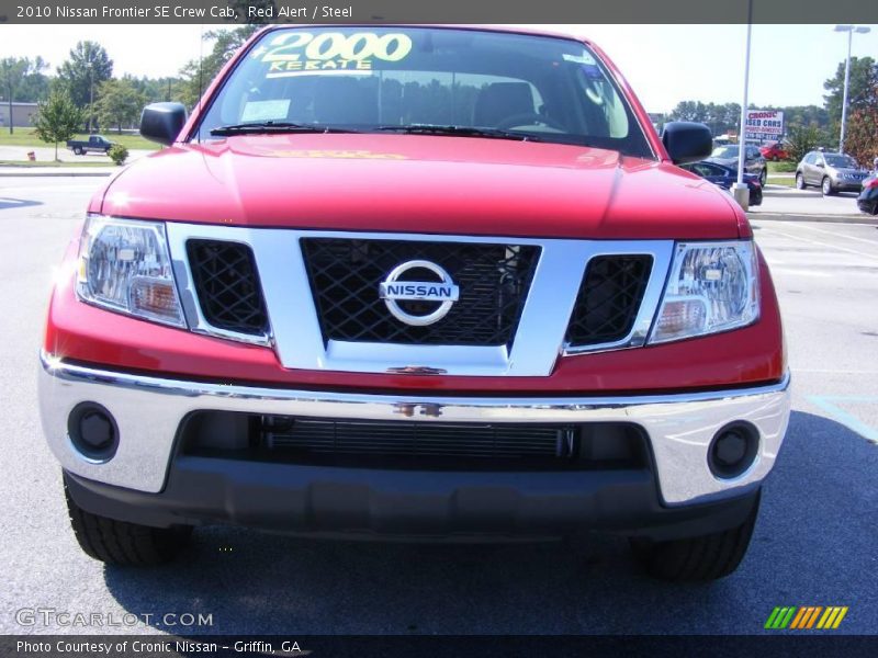 Red Alert / Steel 2010 Nissan Frontier SE Crew Cab