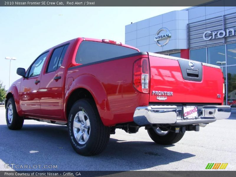 Red Alert / Steel 2010 Nissan Frontier SE Crew Cab