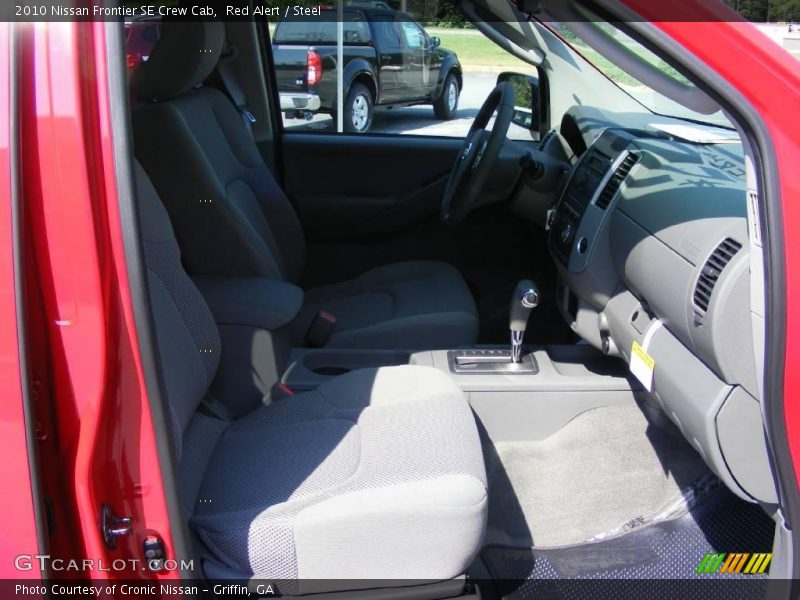 Red Alert / Steel 2010 Nissan Frontier SE Crew Cab