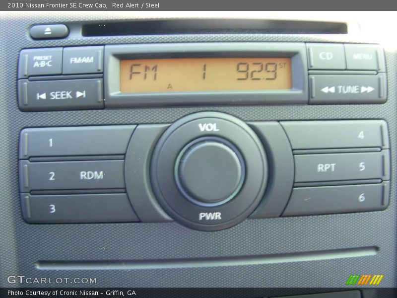 Red Alert / Steel 2010 Nissan Frontier SE Crew Cab