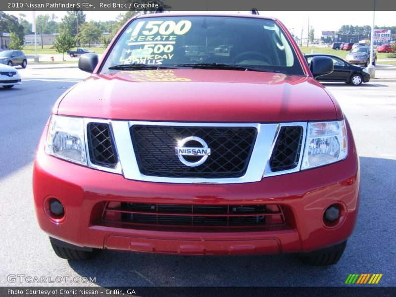 Red Brick / Graphite 2010 Nissan Pathfinder S FE+