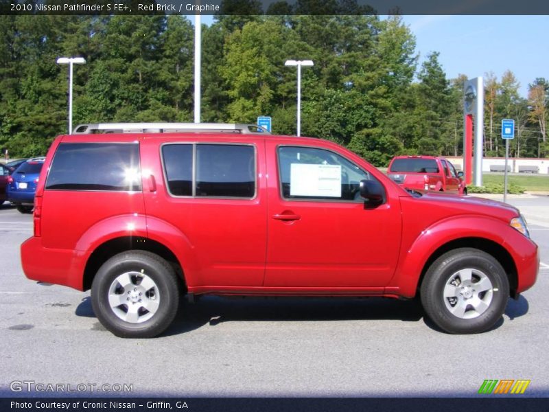 Red Brick / Graphite 2010 Nissan Pathfinder S FE+