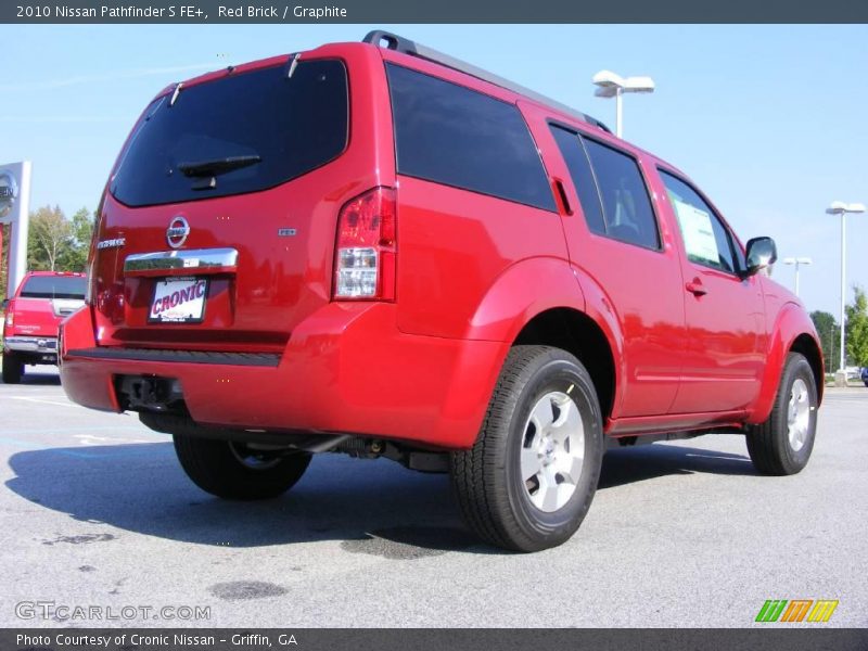 Red Brick / Graphite 2010 Nissan Pathfinder S FE+