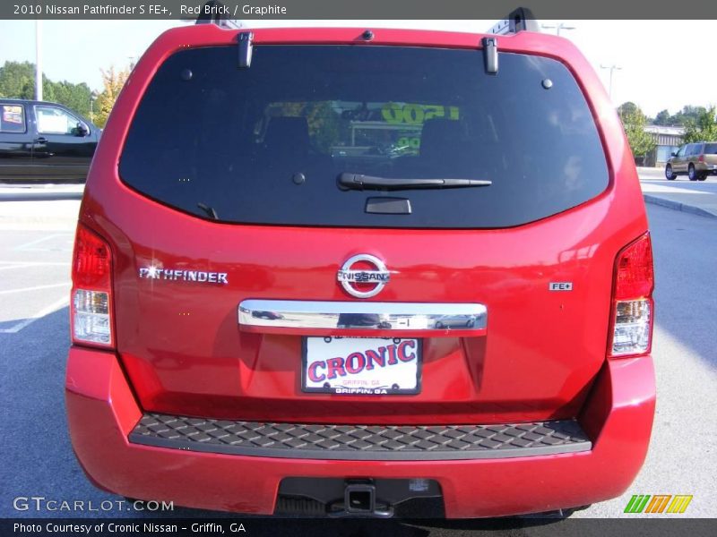 Red Brick / Graphite 2010 Nissan Pathfinder S FE+