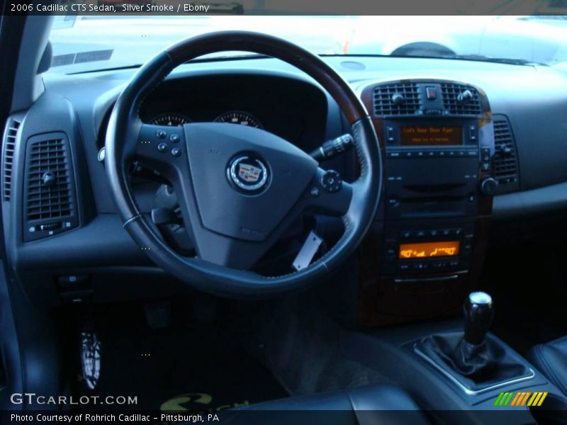 Silver Smoke / Ebony 2006 Cadillac CTS Sedan