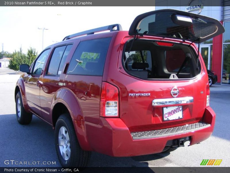 Red Brick / Graphite 2010 Nissan Pathfinder S FE+