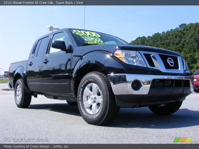 Super Black / Steel 2010 Nissan Frontier SE Crew Cab