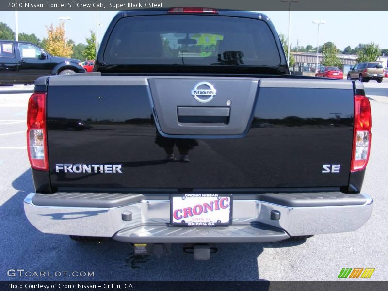 Super Black / Steel 2010 Nissan Frontier SE Crew Cab