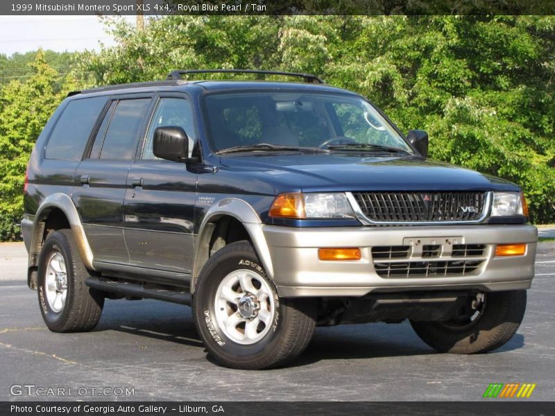 Royal Blue Pearl / Tan 1999 Mitsubishi Montero Sport XLS 4x4