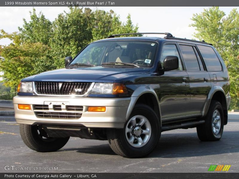 Royal Blue Pearl / Tan 1999 Mitsubishi Montero Sport XLS 4x4
