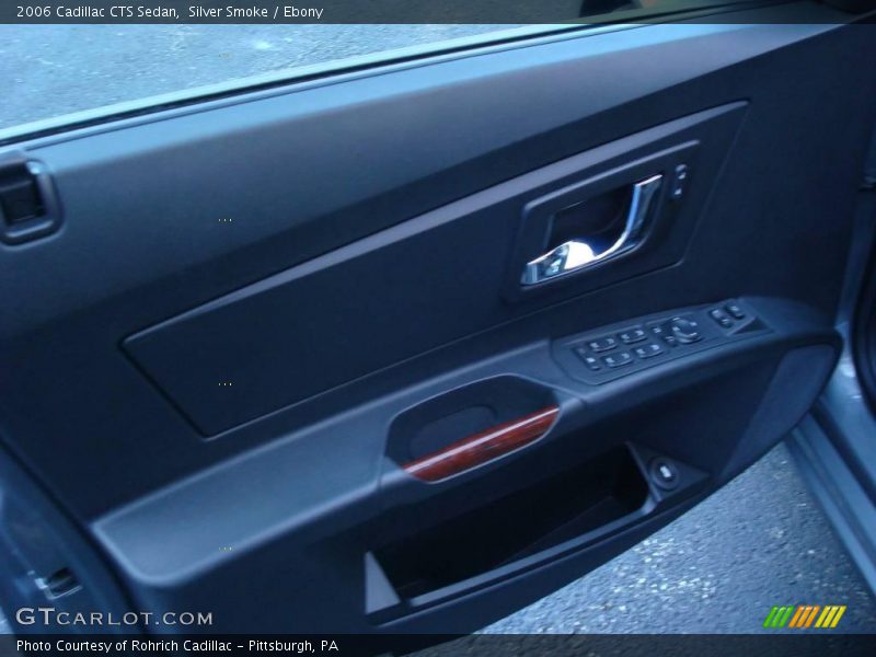 Silver Smoke / Ebony 2006 Cadillac CTS Sedan